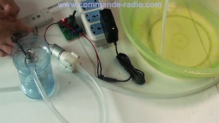 Comment contrôler à distance la Pompe à eau que la élévation ou la baisse du niveau des eaux par Télécommande sans fil