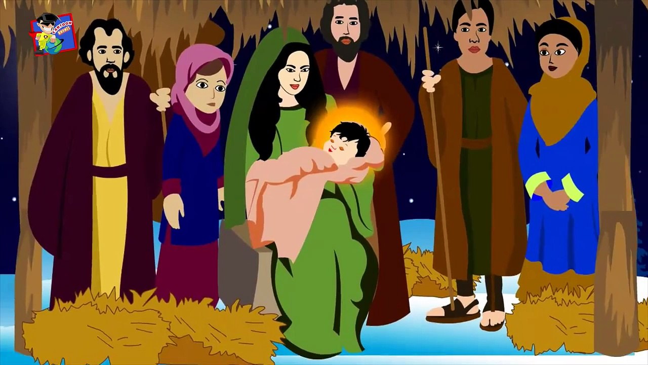 Christmas Cartoon Song Silent Night | Best Christmas Carols for Kids