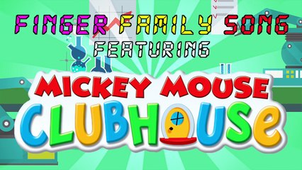 Robot Mickey Mouse and Robot Friends Finger Family Song!