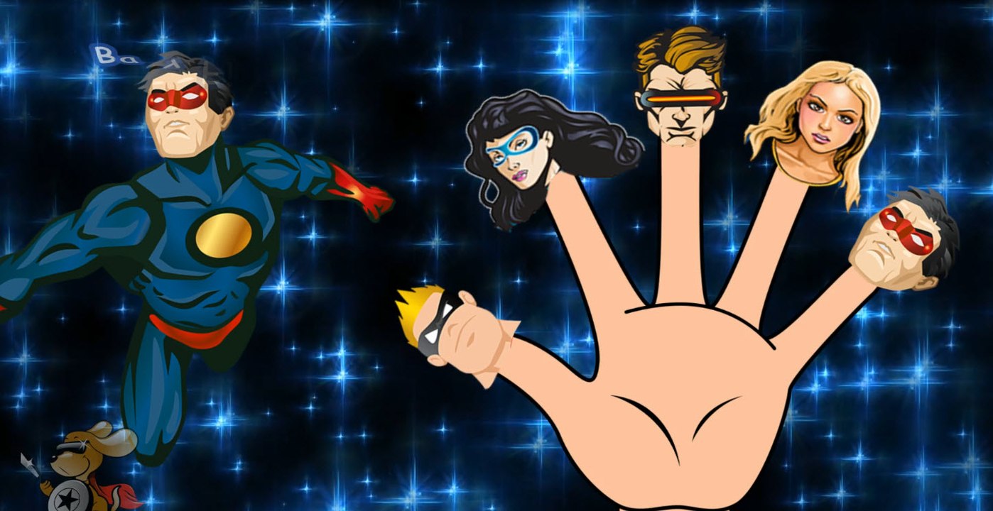 Superman Finger Family