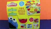 Cookie Monster Play Doh Lunch Box Play Doh 1 2 3 Lunch Box Fun Count N Crunch Cookie Monster ZQBuyrq