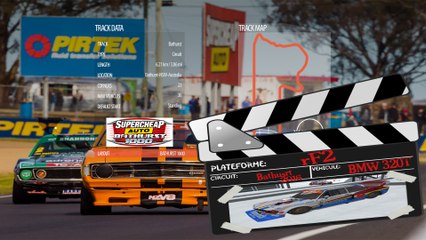 Tour de piste à Bathusrt en Bmw 320 Turbo sur Rfactor2