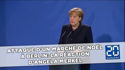 Attaque d'un marché de Noël à Berlin: La réaction d'Angela Merkel