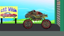 Haunted House Monster Truck | Car Wash | Cars For Kids