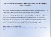 North American Modified Soybean Phospholipid Market Research Report 2016-2020
