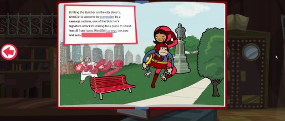 Word Girl Butcher Battle Storybook Adventure Cartoon Animation PBS Kids Game Play Walkthro