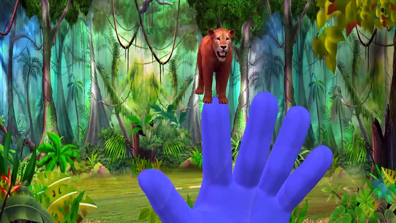Finger Family Rhymes Lion Elephant Cartoons | Horse Finger Family Nursery Rhymes for Children