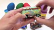 Play Doh Surprise Eggs Christmas Toys Cars 2 Looney Tunes Hello Kitty Barbie The Smurfs 2