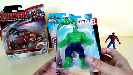 Download Video: Marvel super heroes toys - Spiderman vs Hulk vs Captain America, superhero spider-man, hot kids