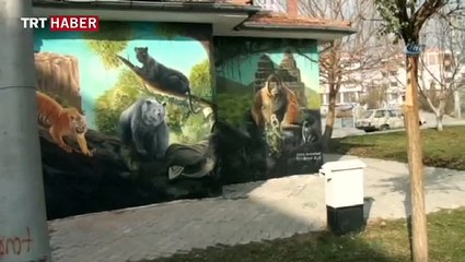 Trafolar sanat eserine dönüştü