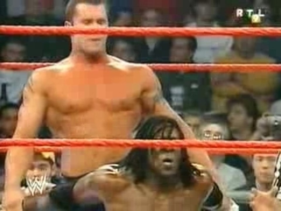 Booker T vs Randy Orton - WWE RAW Puissance Catch 2003