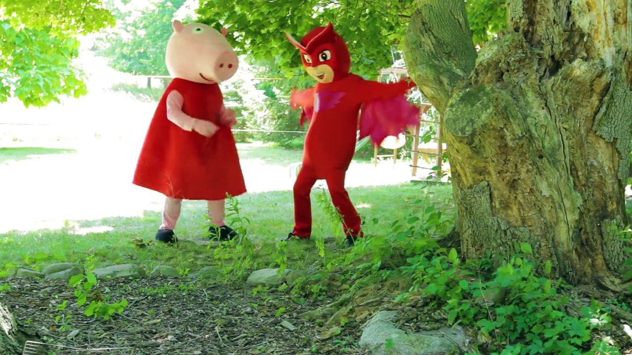 PJ Masks Episode Owlette Saves Peppa Pig from Villain Romeo - Paw Patrol Goes to Jail