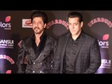 Salman Shahrukh At Sansui Colors Stardust Awards 2017 Red Carpet