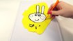 Play Doh Richard Rabbit Peppa Pig cartoon characters DIY how to make favorite friends