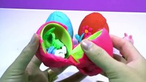 SURPRISE EGGS TOYS_!- Play Doh Kinder Eggs Surrprise Minions, Peppa Pig Español, LeGo