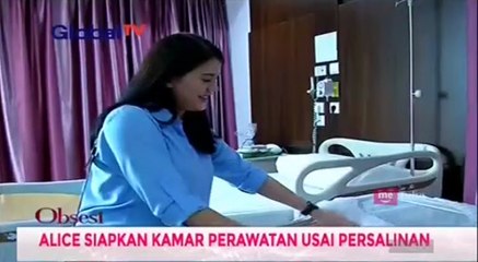 Alice Norin Siapkan Kamar Perawatan Usai Persalinan