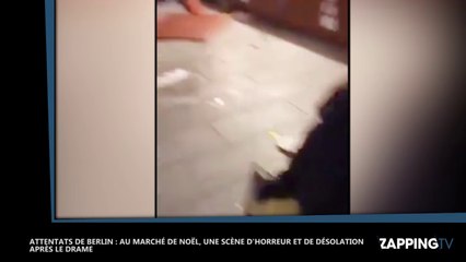 Attentat de Berlin : Les images de l’intérieur du Marché de Noël témoignent de l’horreur
