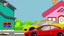Car Racing | Wheels On The Bus | Monster Truck | Animated Video Show For Kids | Cartoon Rhymes