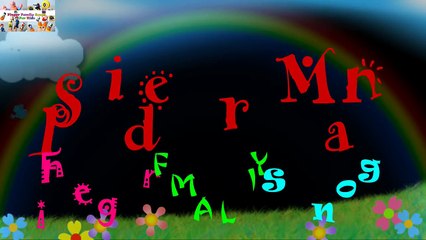 Spider Man Finger Family Song For Kids and Toddlers Nursery Rhymes