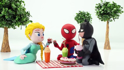 BATMAN MEETS CATWOMAN Prank Joker Stop Motion Spiderman Spidergirl Elsa Frozen and more!