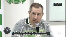 Rafael Henzel recebe alta e relembra detalhes do acidente