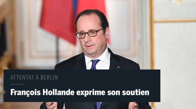 François Hollande s'exprime au lendemain de l'attentat à Berlin