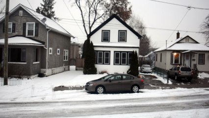 Outside my window - it snowed!