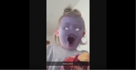 FUNNY BABY SCARED SNAPCHAT VIDEOS