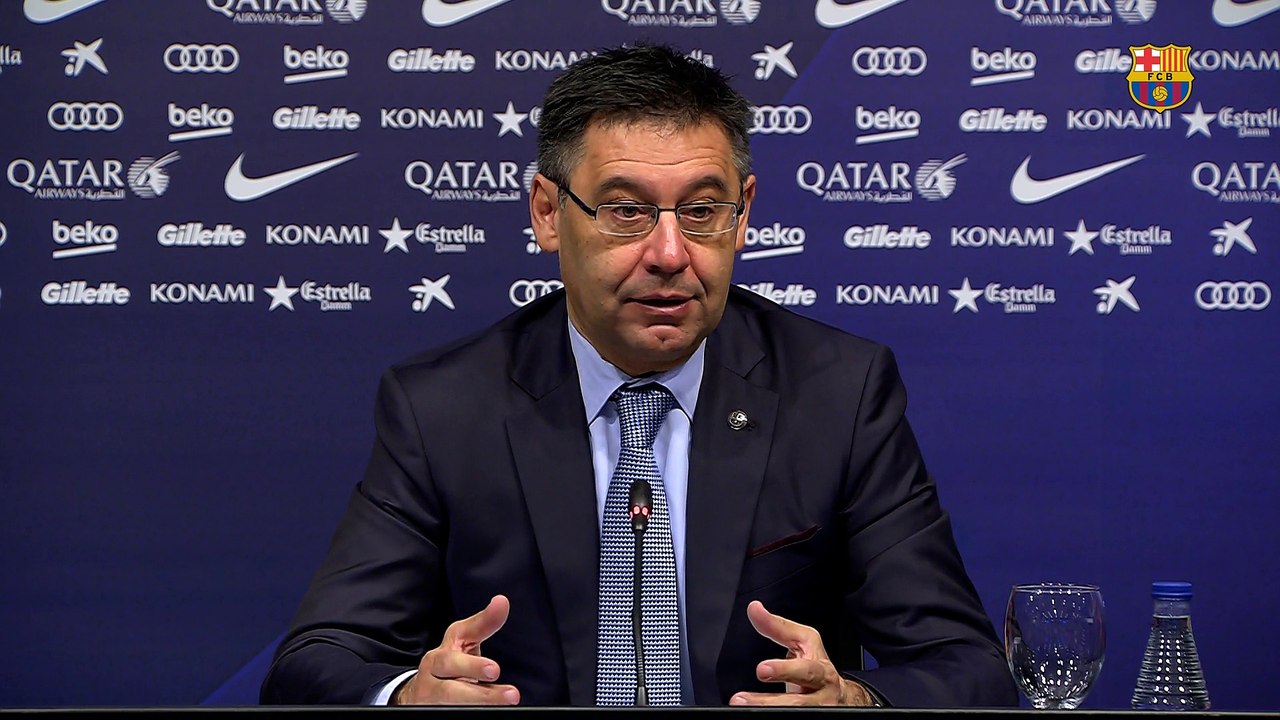 Bartomeu: "Haremos un esfuerzo para que Messi se quede en el Barça porque ésta es su casa"