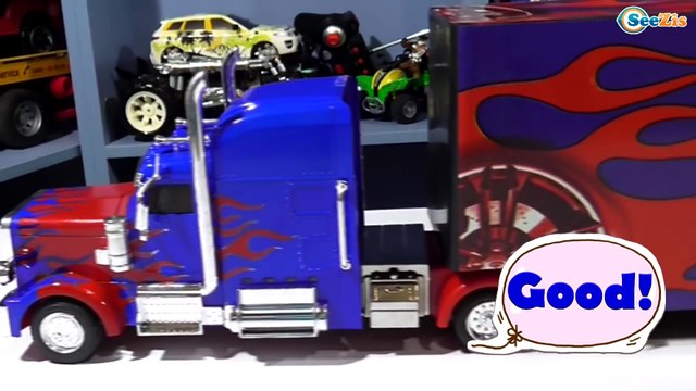 Construction Vehicles Toys Videos for kids! Big Truck Unboxing Video for children - Cars Toys Revie