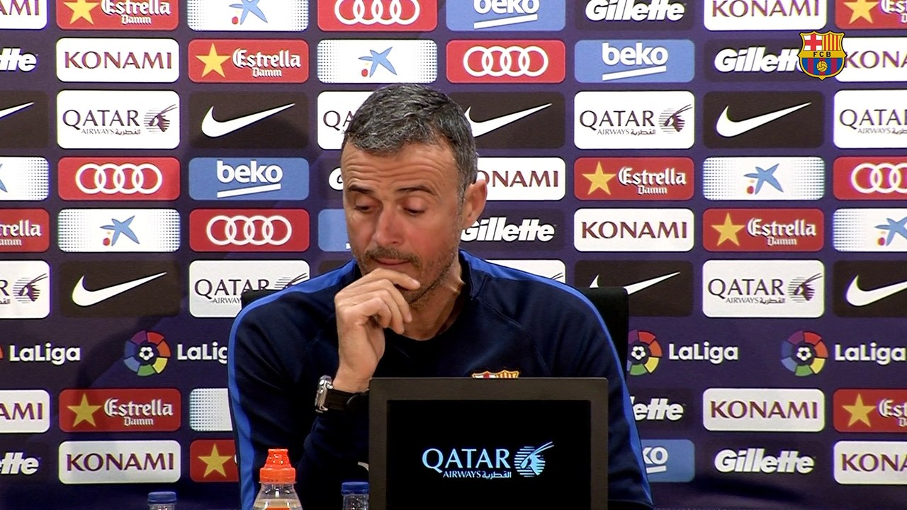 Luis Enrique: "Tendremos que generar muchas situaciones de gol"