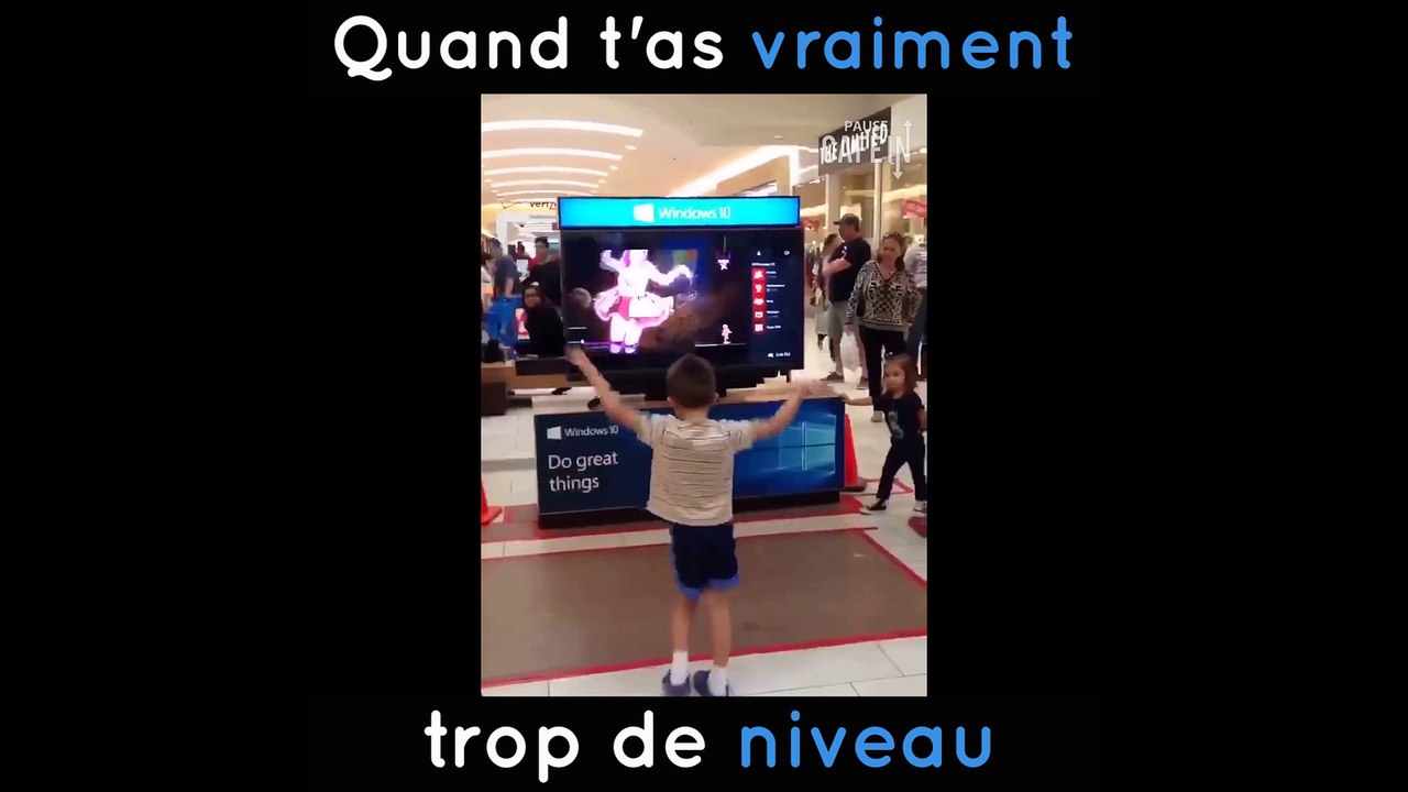 Malheureusement on a pas tous le même niveau !