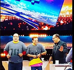 فيديو صور كواليس حلقة الليلة من أمور جدية نشرها نوفل الورتاني