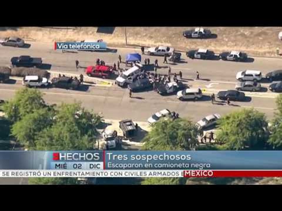 Al menos 14 muertos y 14 heridos dejó tiroteo en San Bernardino, CA