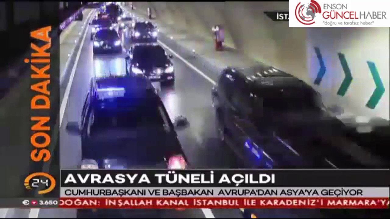 Cumhurbaşkanı Erdoğan Avrasya Tünelini açtı