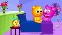 Mega Gummy bear playing not doing homework finger family Rhyme for Kids | Gummy bear Ice cream fun