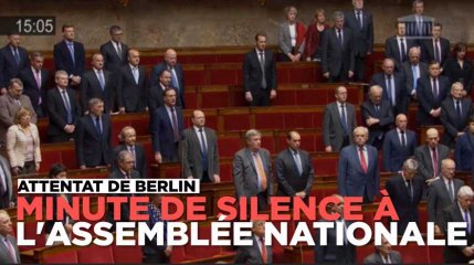 Attentat de Berlin : minute de silence à l'Assemblée nationale