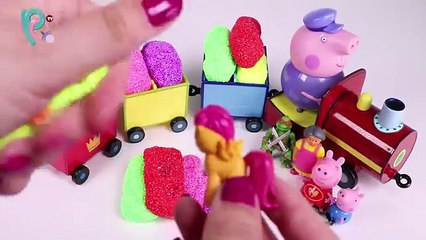El tren de sorpresas Foam Clay del Abuelo Pig - Tortugas Ninja, Peppa Pig, My Little Pony, Spiderman