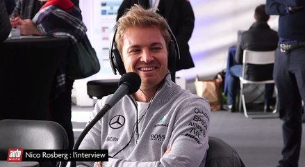 Entretien avec Nico Rosberg lors de l'Allianz Prévention Tour de Nice