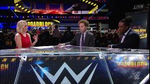 Renee Young, Sam Roberts and Booker T Segment