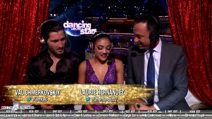 DWTS All Access  Laurie Hernandez and Val Chmerkovskiy