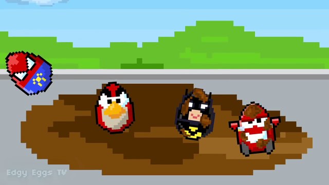 PIXEL SuperHero Surprise Eggs For Kids - Batman Spiderman Monster Trucks For Children - Kids Videos