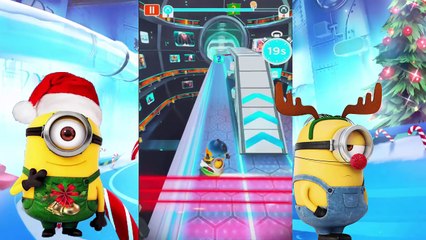 Despicable Me: Minion Rush - Santa Hats For Carl & Jerry