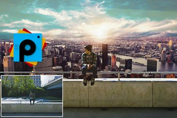 PicsArt Editing Tutorial _ Alone Boy Sitting on Wall Photo Manipulation _ PicsArt Best Editing