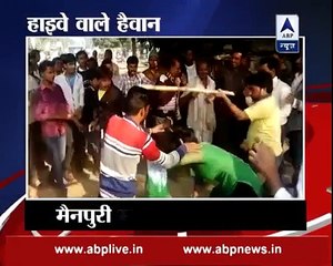 Woman beaten up in front of husband on Bareilly-Gwalior Highway
