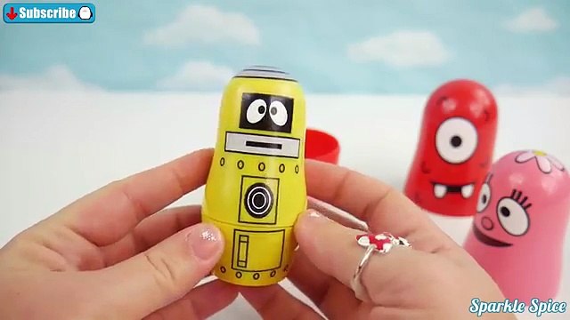 YO GABBA GABBA Toys Best Kid Learning Video Learn Colors Nesting Poupées Russes, Paw Patrol PJ Masks