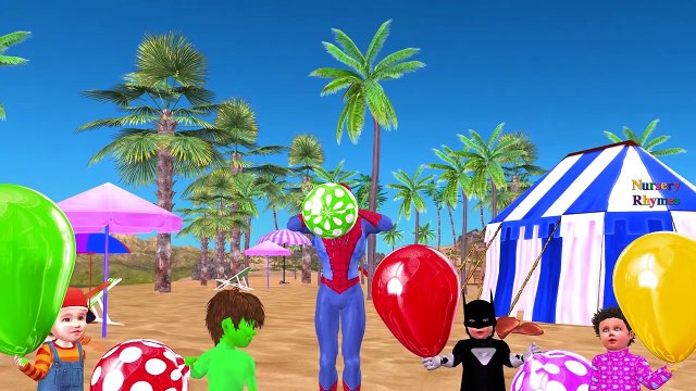 Spiderman Frozen Elsas Pool Date Pink SpiderGirl Joker Girl Balloons Popping Funny Superhero Video