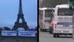 Concert de klaxons à Paris, 300 cars manifestent contre les mesures anti-diesel