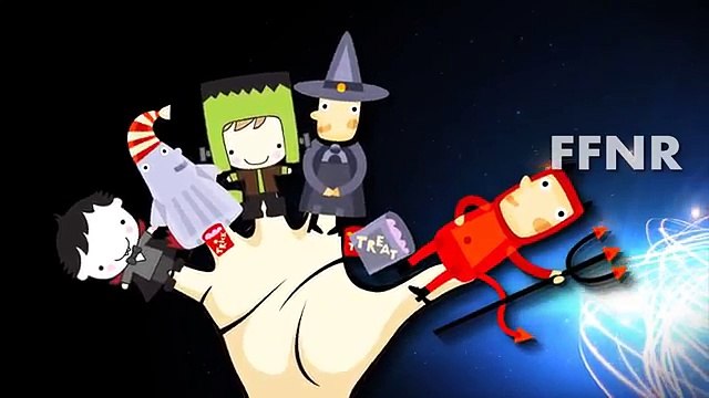 Finger Family Nursery Rhymes Halloween Cartoon | Finger Family Rhymes For Children | Finger Family
