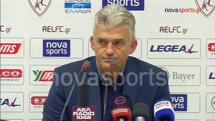 15η ΑΕΛ- Παναθηναϊκός 0-0 2016-17 Η συνέντευξη Τύπου (Novasports)